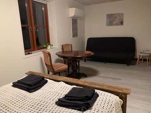 Værelset set fra sengen