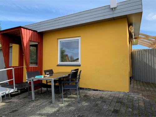 En fin terrasse med aftensol