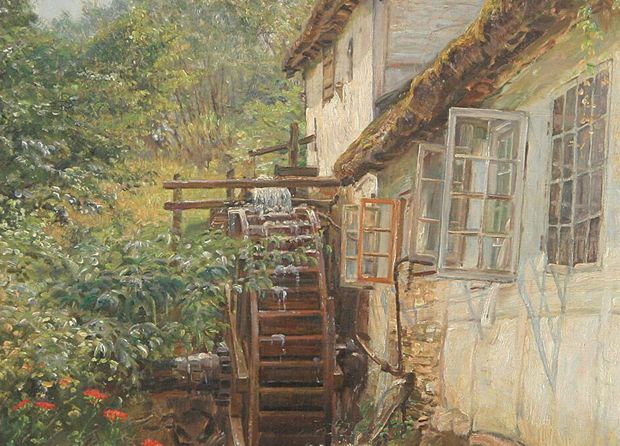 Tadre mølle lige i nærheden af Kirke Sonnerup